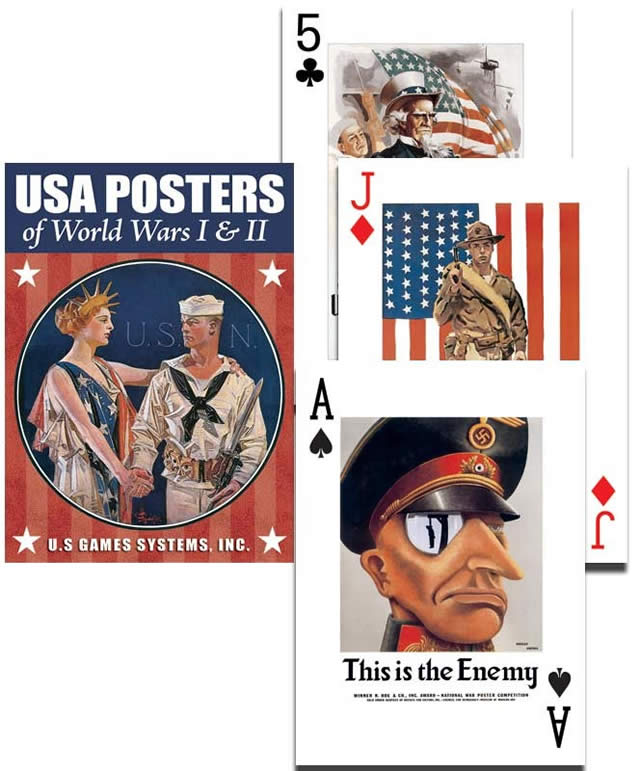 Posters of WWI & WWII Playing Cards